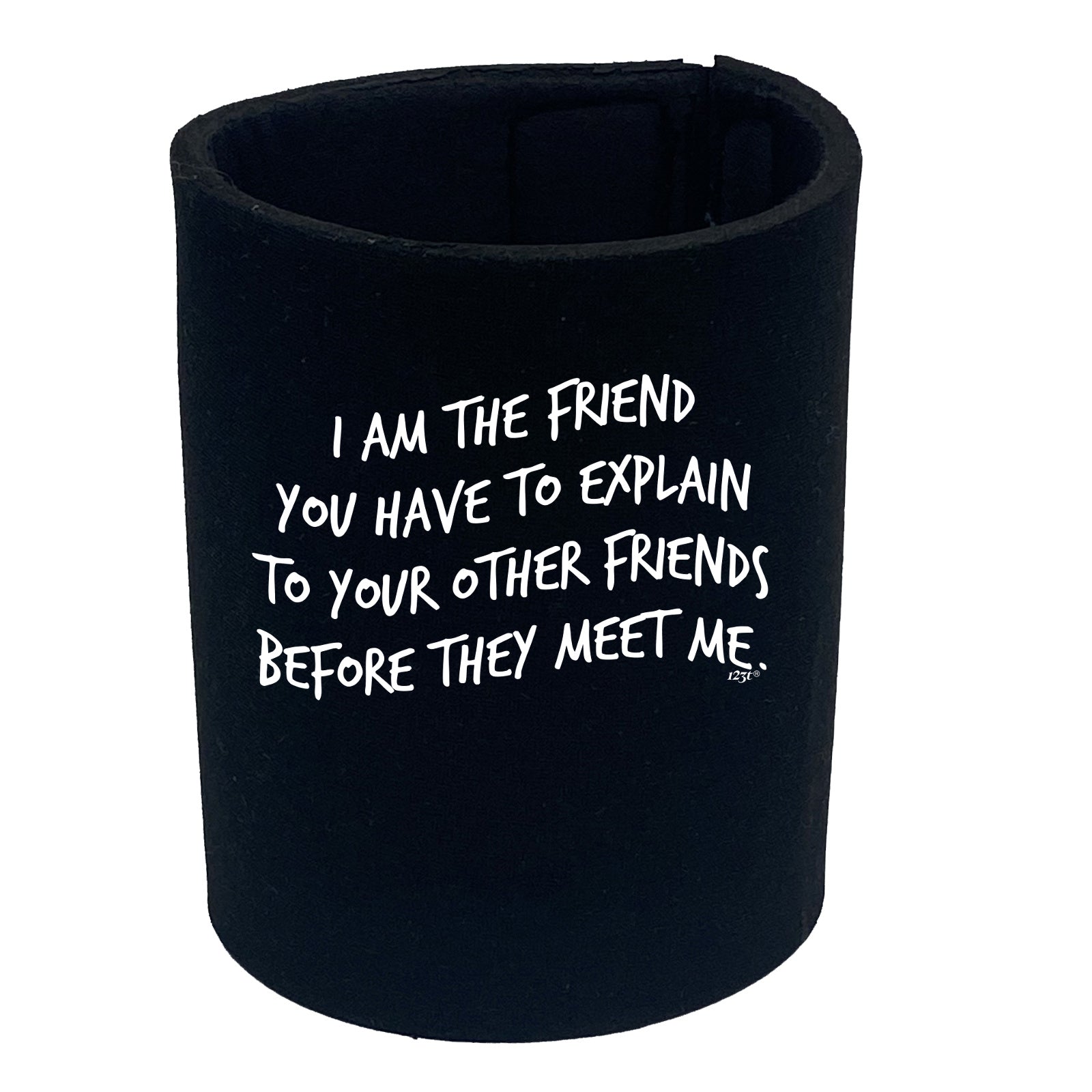 The Friend You Have To Explain - Funny Stubby Holder