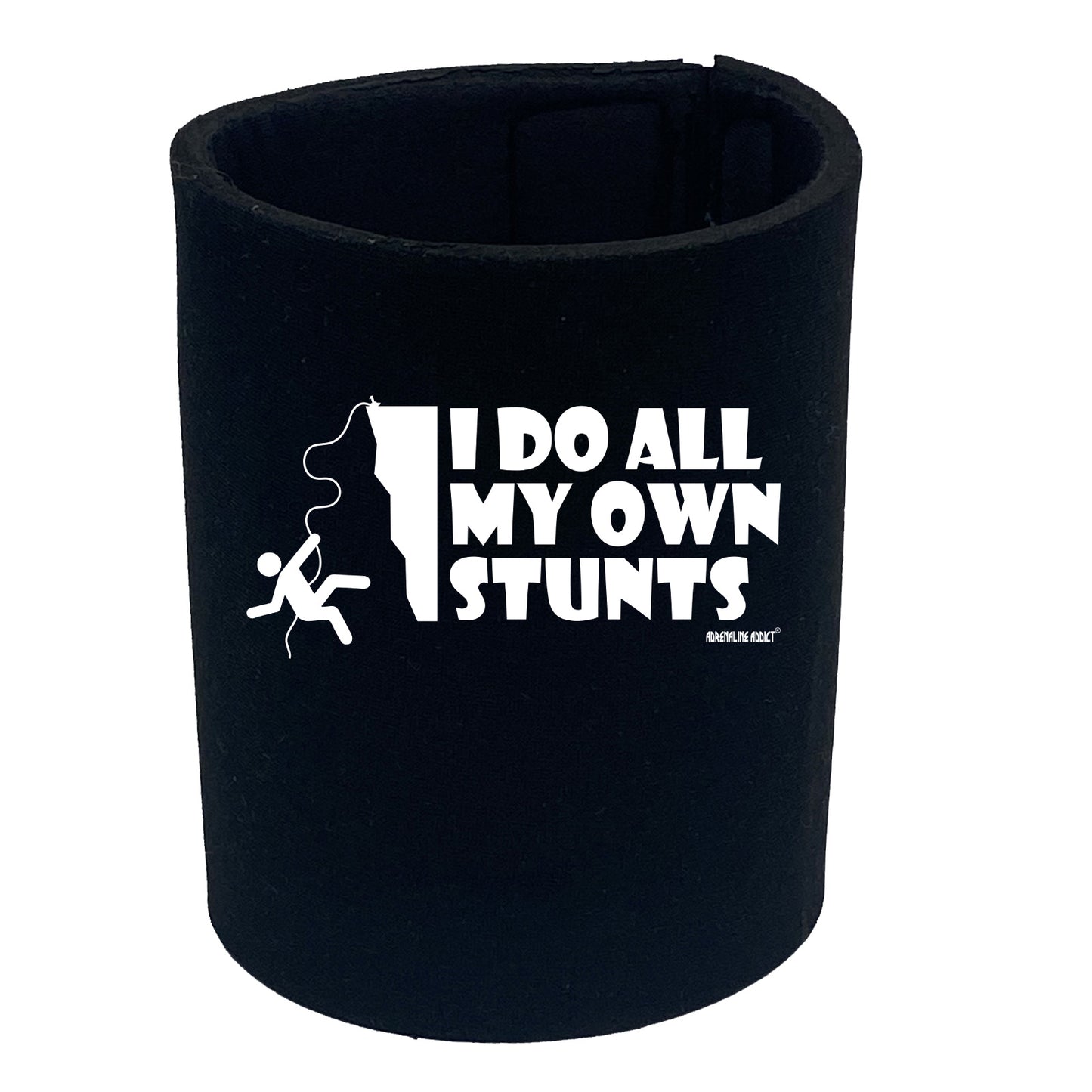 Aa I Do All My Stunts Climbing - Funny Stubby Holder