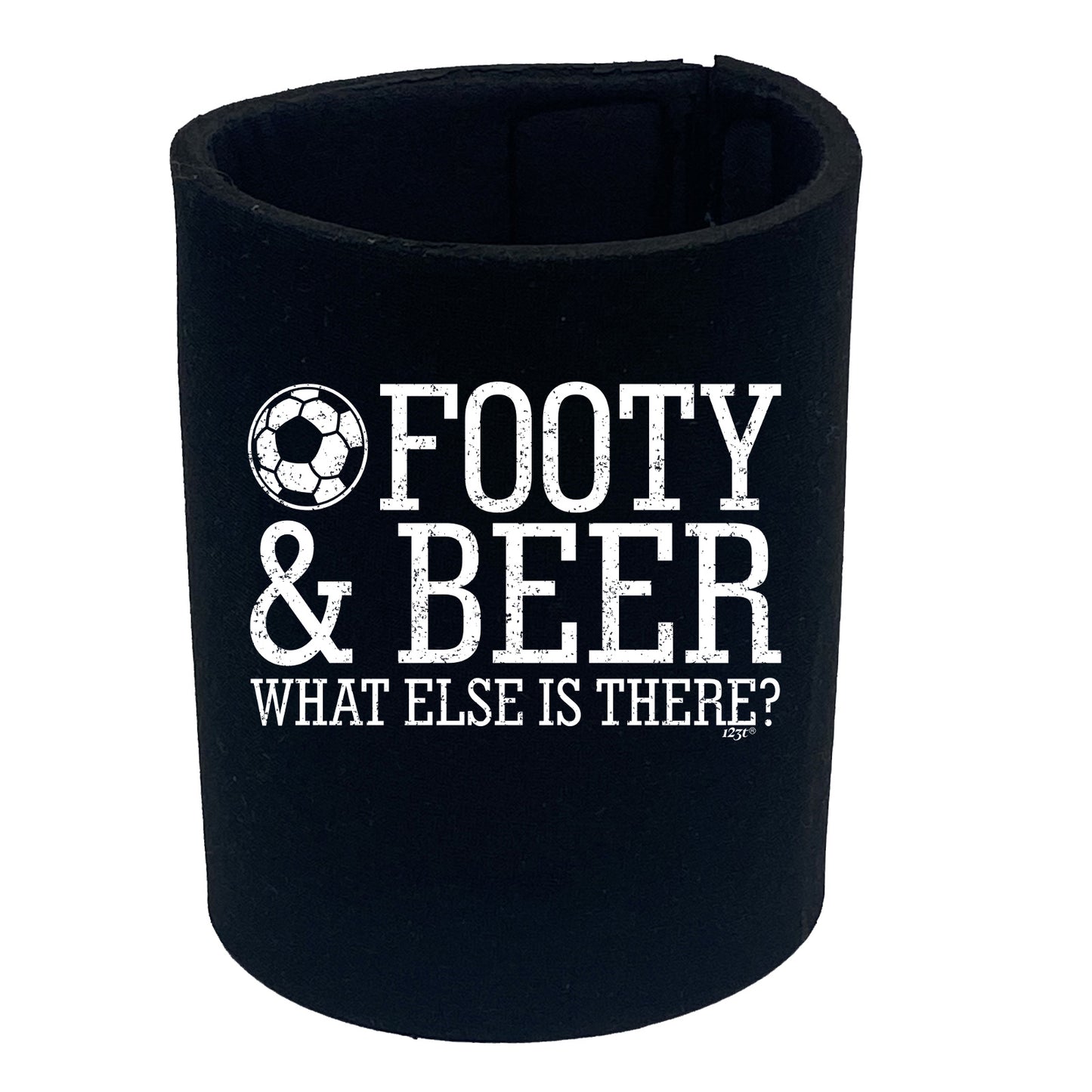 Football And Beer What Else Is There - Funny Stubby Holder