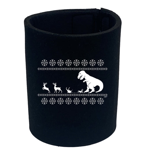 Christmas Lunch For Trex Jumper - Funny Stubby Holder