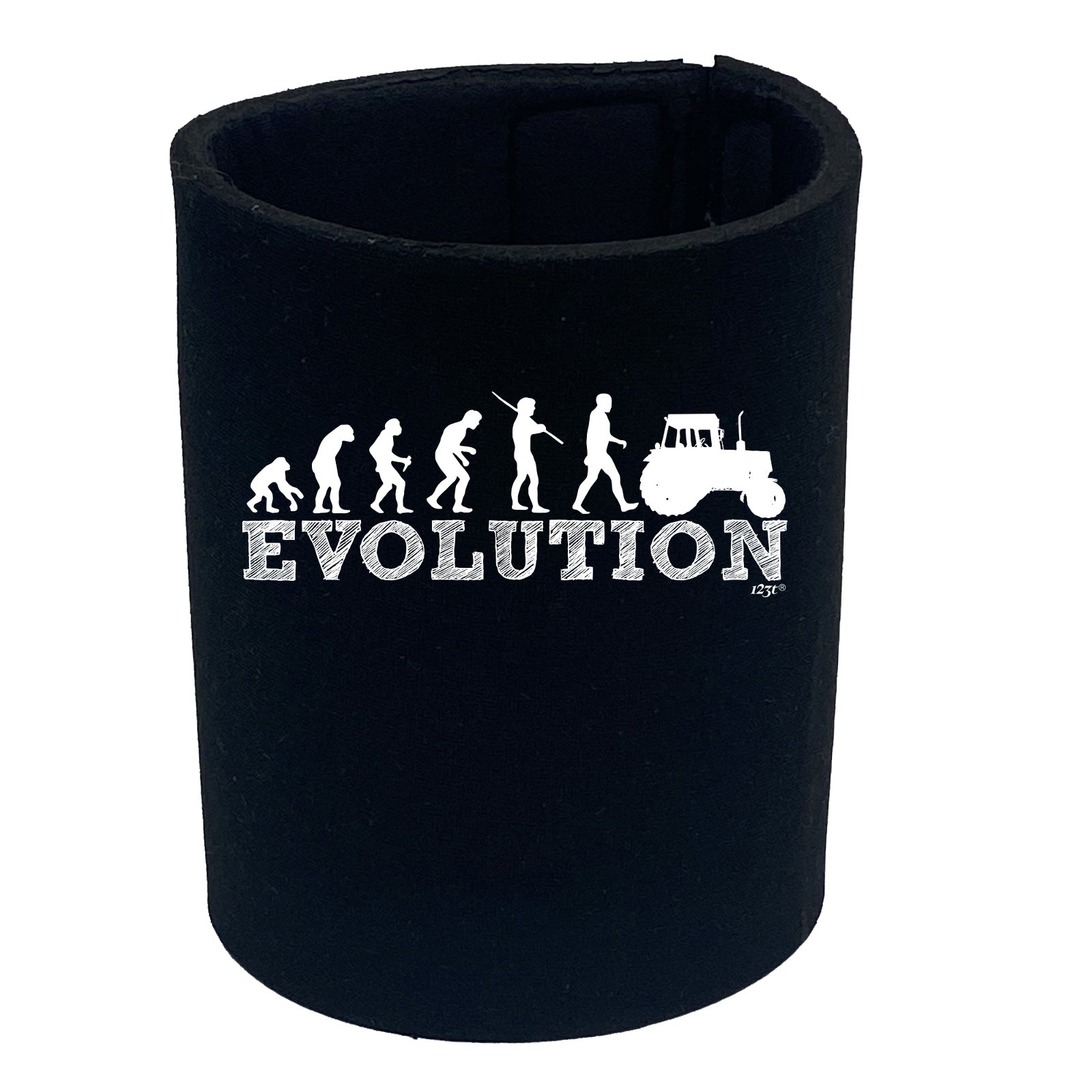 Evolution Tractor - Funny Stubby Holder