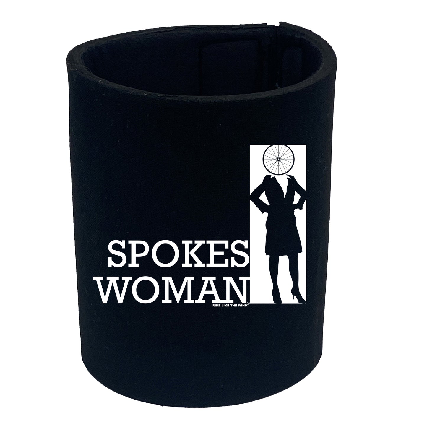 Rltw Spokes Woman - Funny Stubby Holder