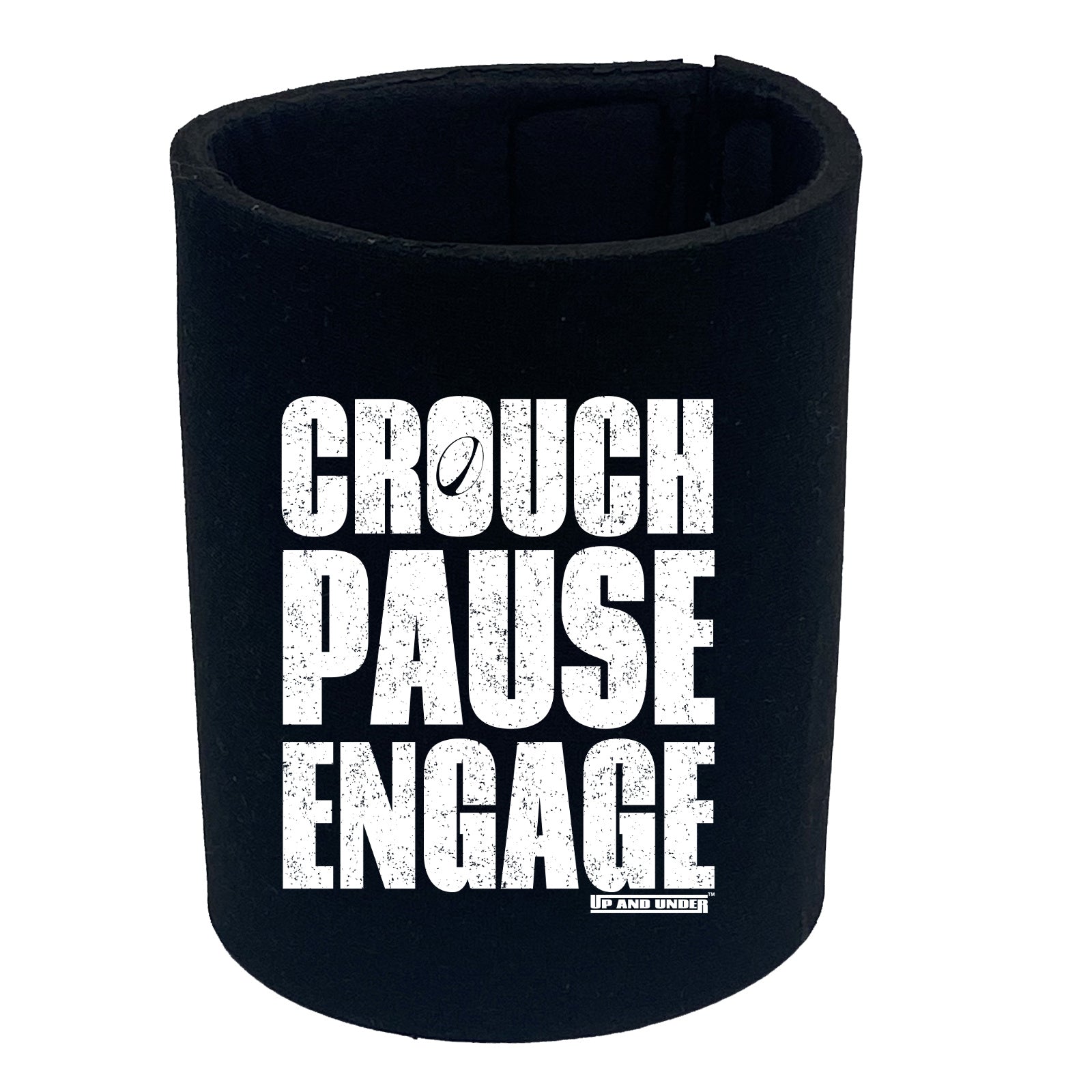 Uau Crouch Pause Engage - Funny Stubby Holder