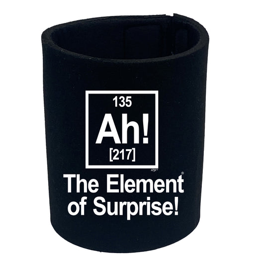 The Element Of Surprise White - Funny Stubby Holder