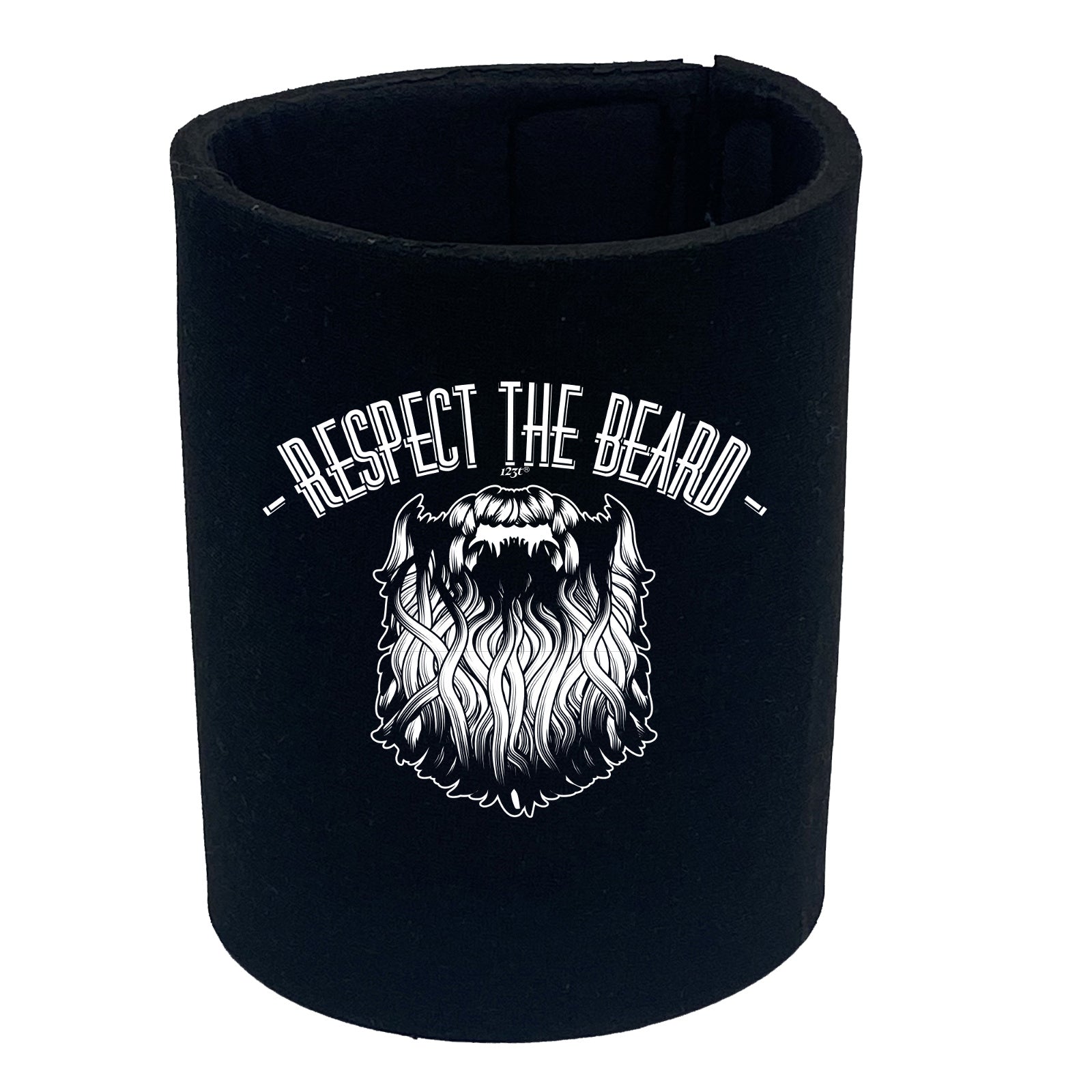 Respect The Beard - Funny Stubby Holder