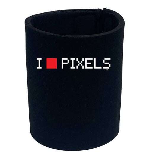 Love Pixels - Funny Stubby Holder