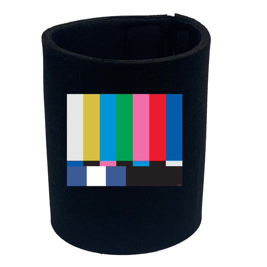 Tv Colour Test Screen - Funny Stubby Holder