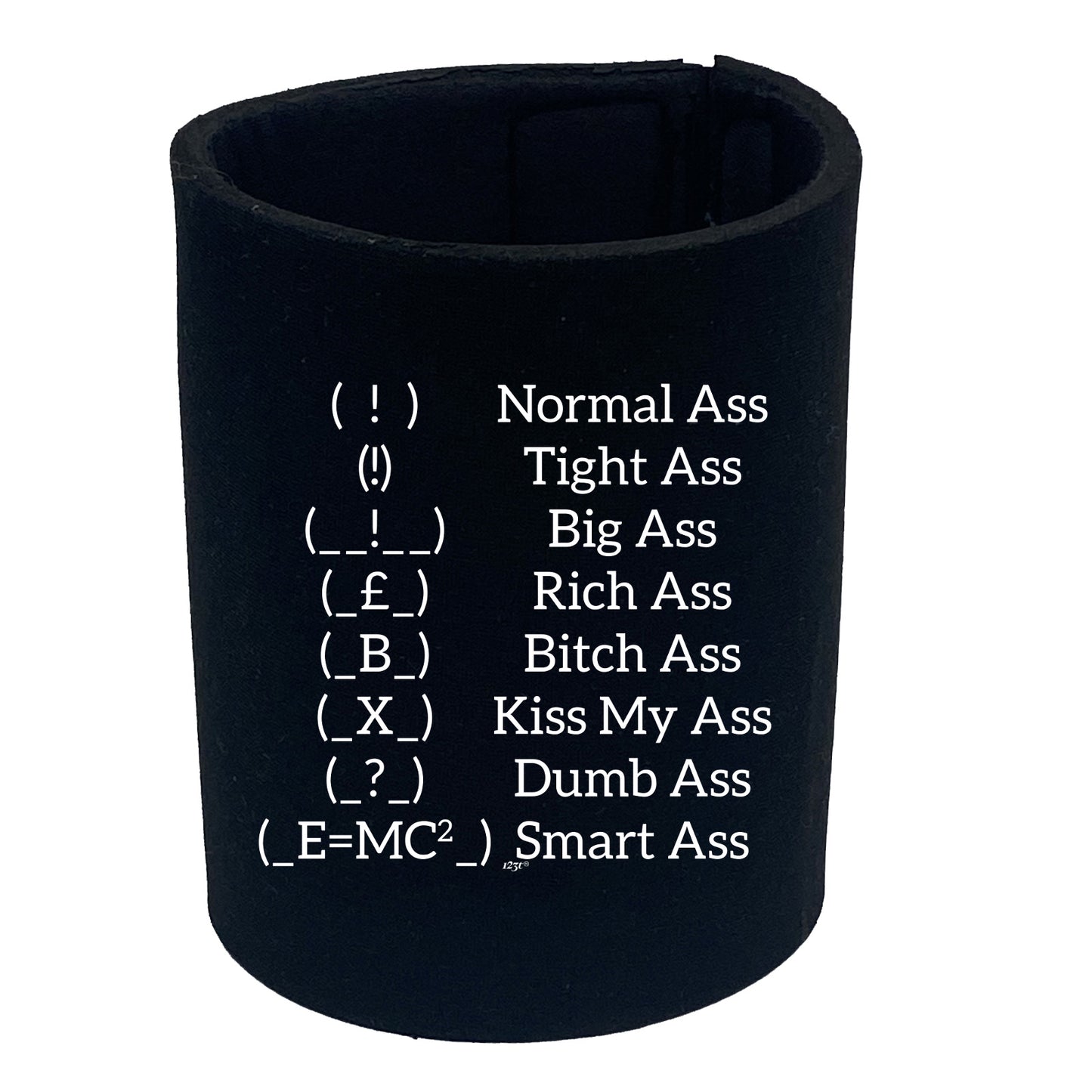 Ass Types - Funny Stubby Holder