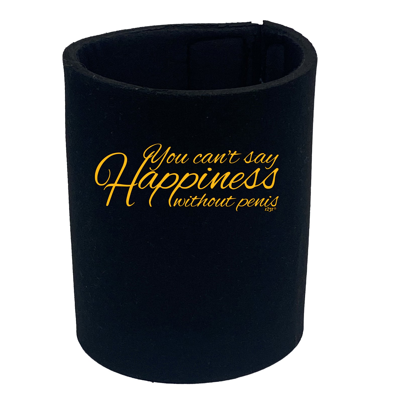 You Cant Say Happieness Without Penis - Funny Stubby Holder