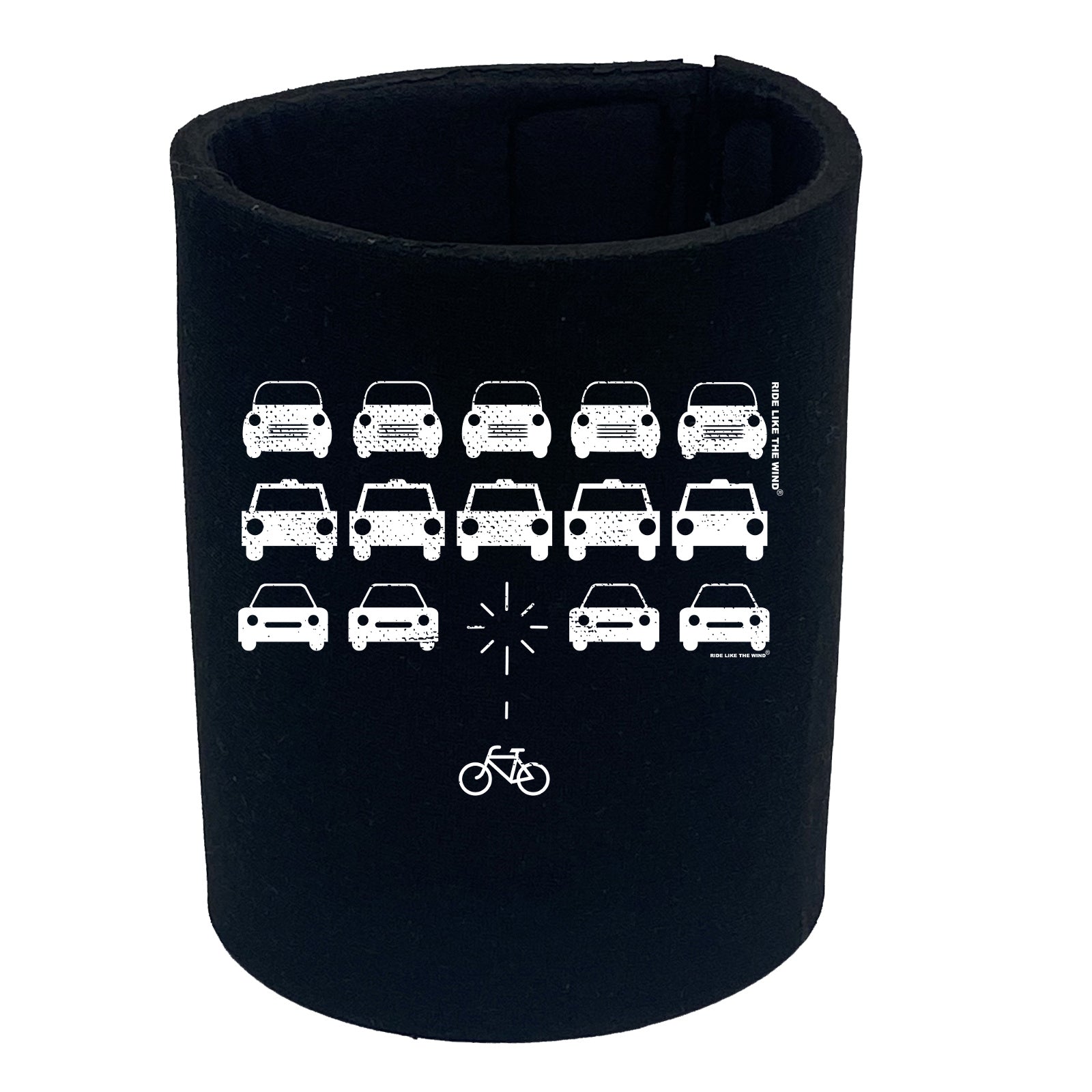 Rltw Bike Vs Cars - Funny Stubby Holder