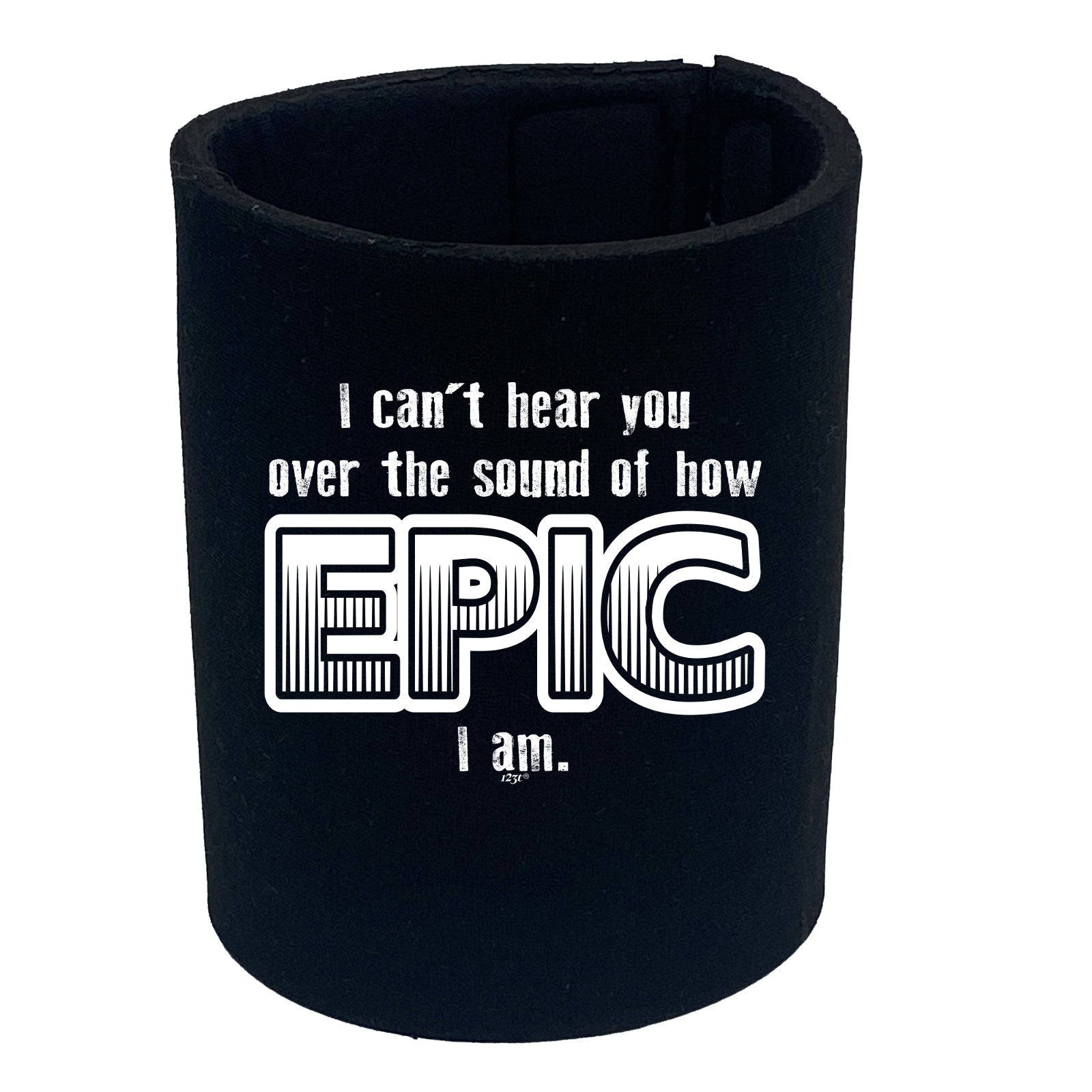 Cant Hear You Over The Sound Of How Epic Am - Funny Stubby Holder