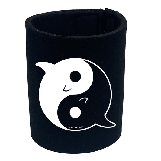 Ow Dolphin Yin Yang - Funny Stubby Holder