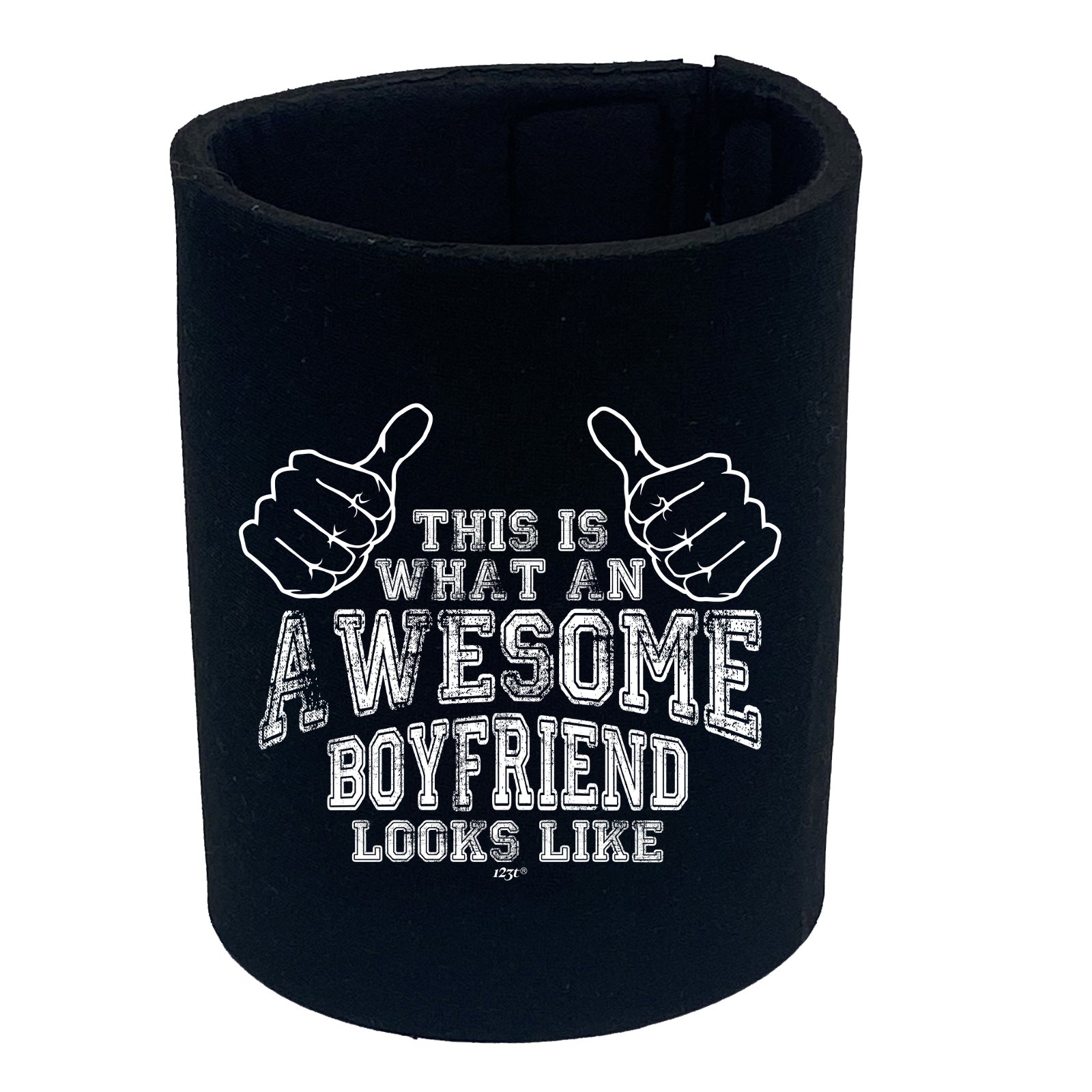 This Is What Awesome Boyfriend - Funny Stubby Holder