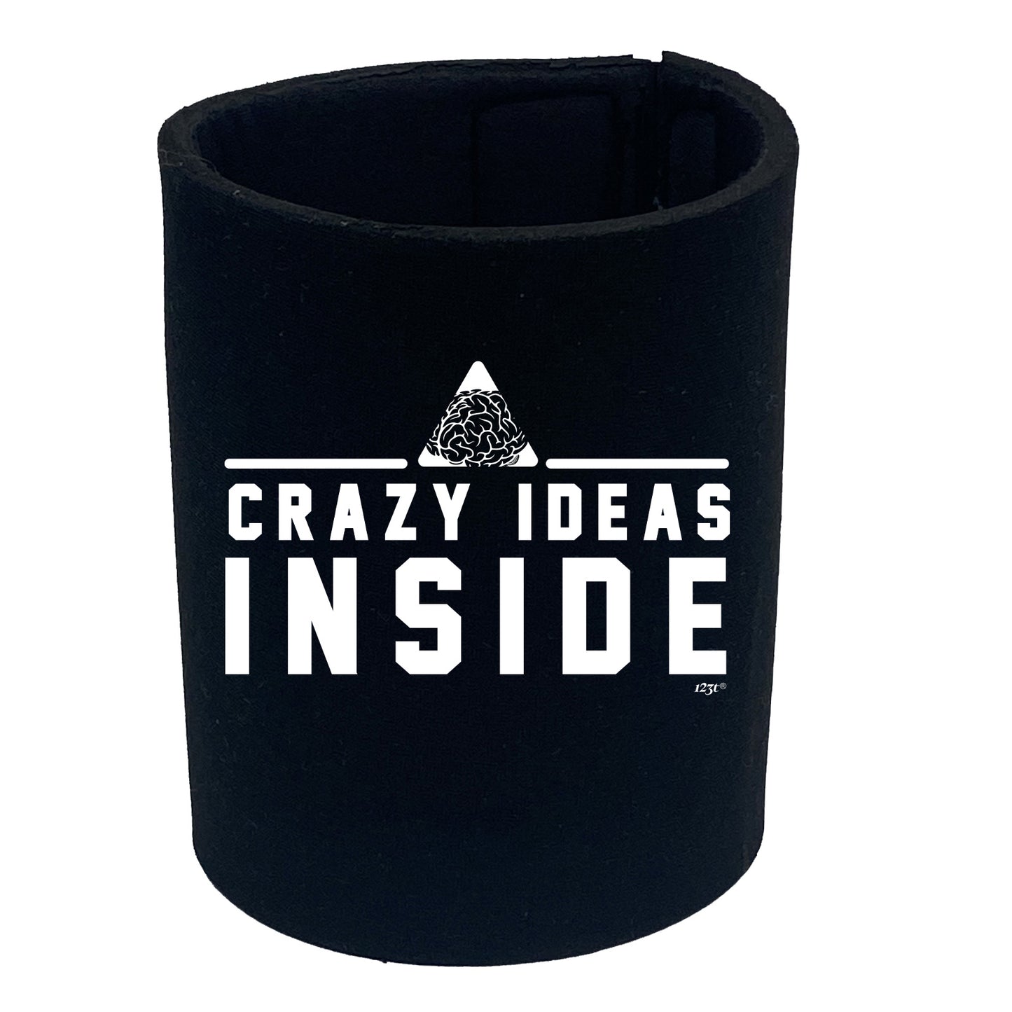 Crazy Ideas Inside - Funny Stubby Holder