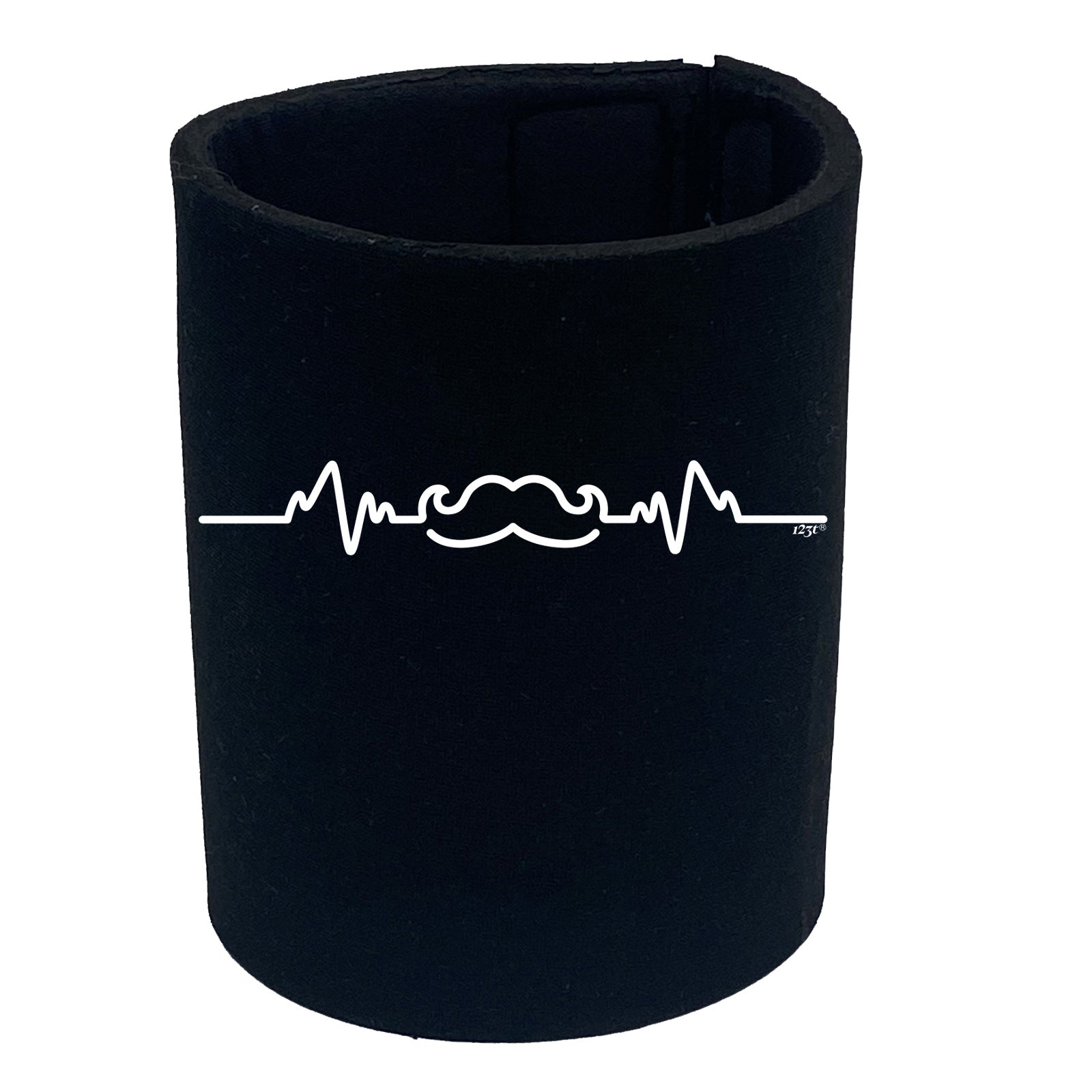 Mustache Pulse - Funny Stubby Holder