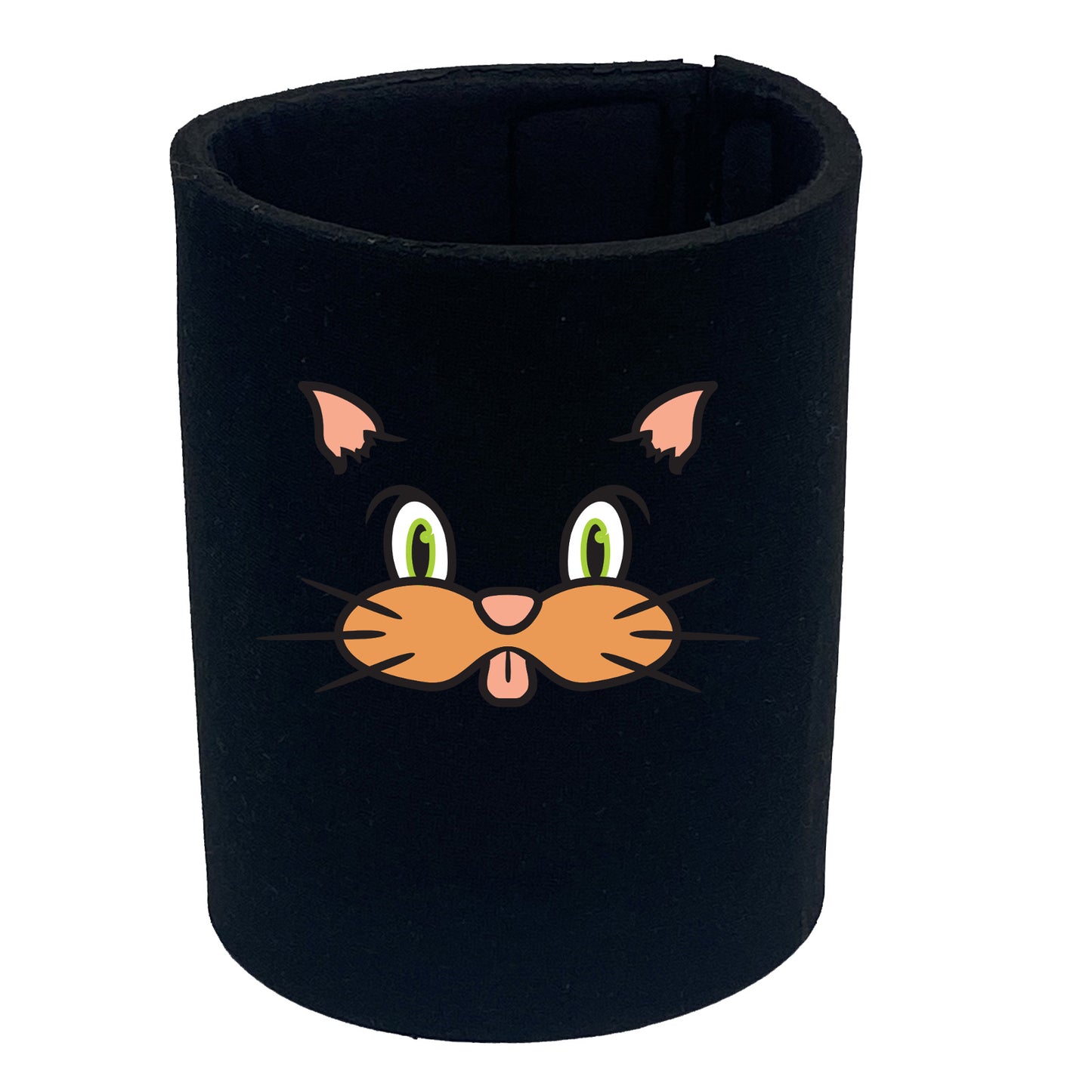 Cat Animal Face Ani Mates - Funny Stubby Holder