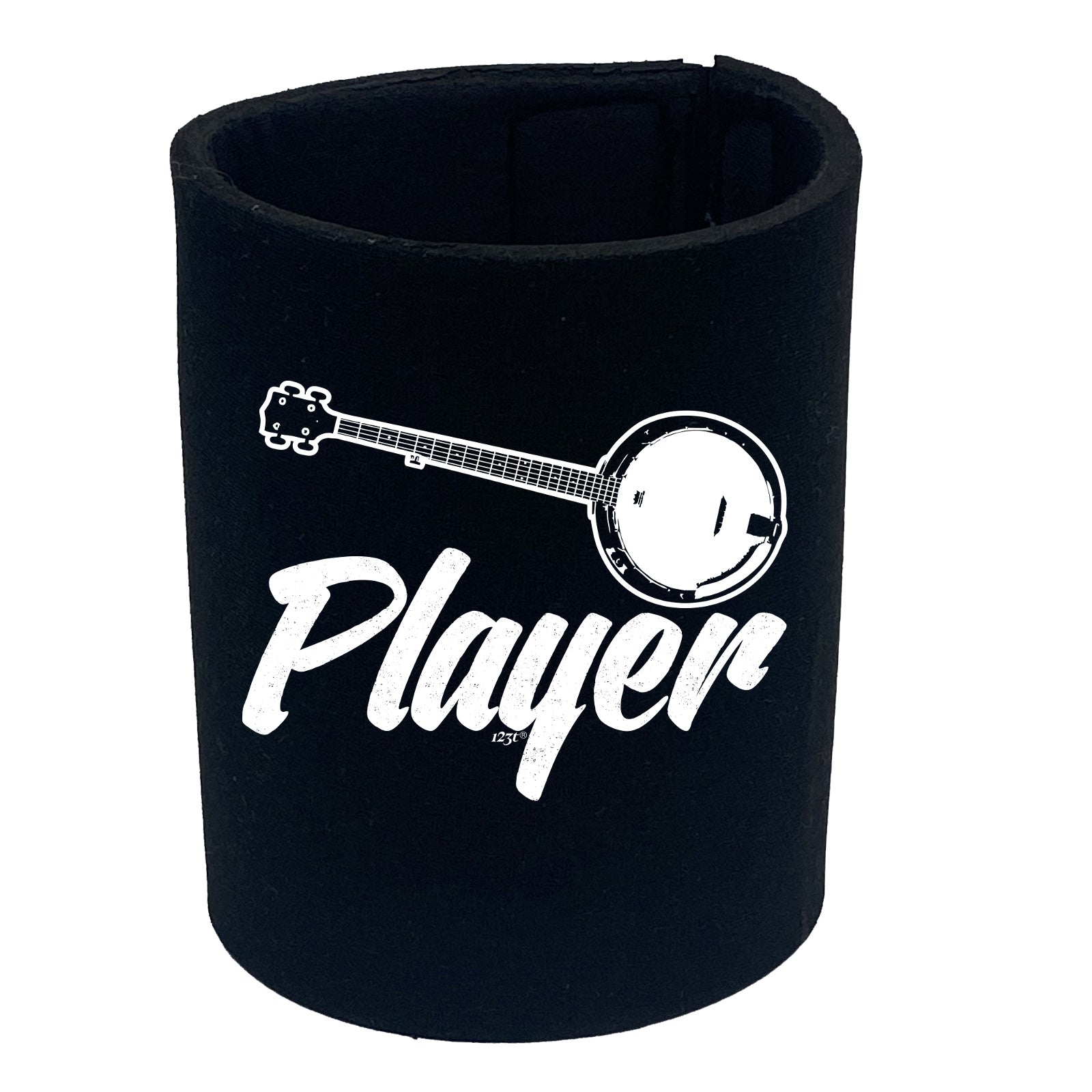 Banjo Player Music - Funny Stubby Holder