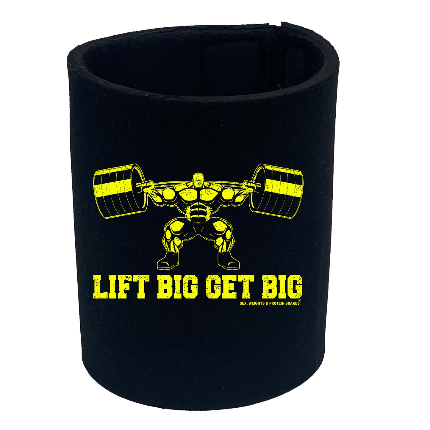 Swps Lift Big Get Big - Funny Stubby Holder