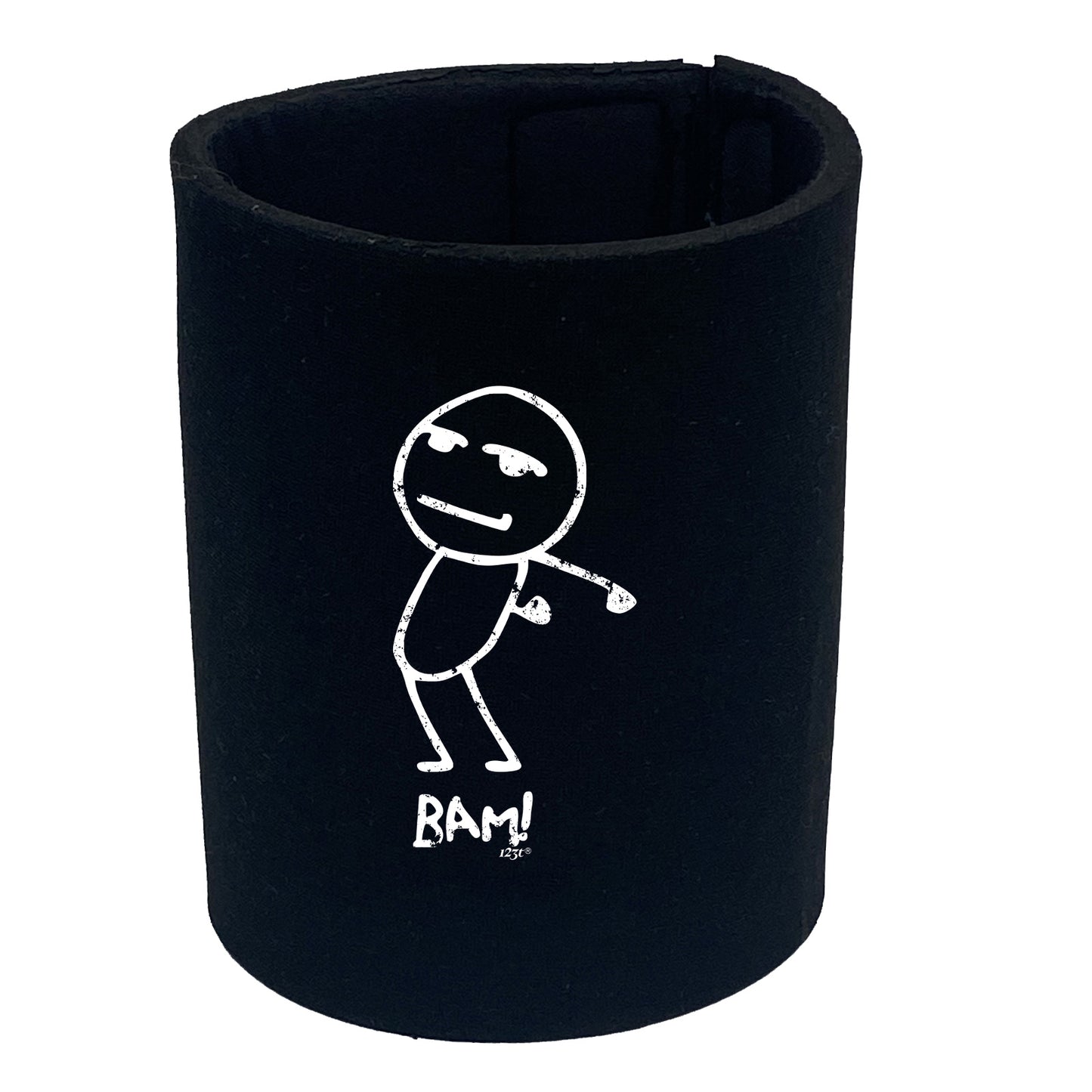 Bam Stickman - Funny Stubby Holder