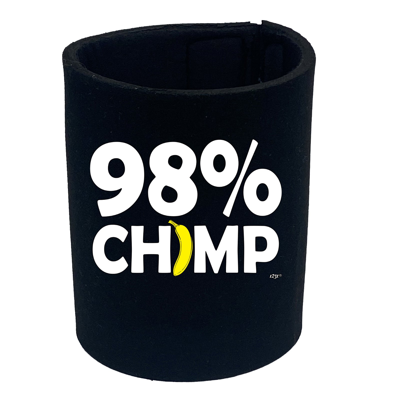 98 Percent Chimp - Funny Stubby Holder