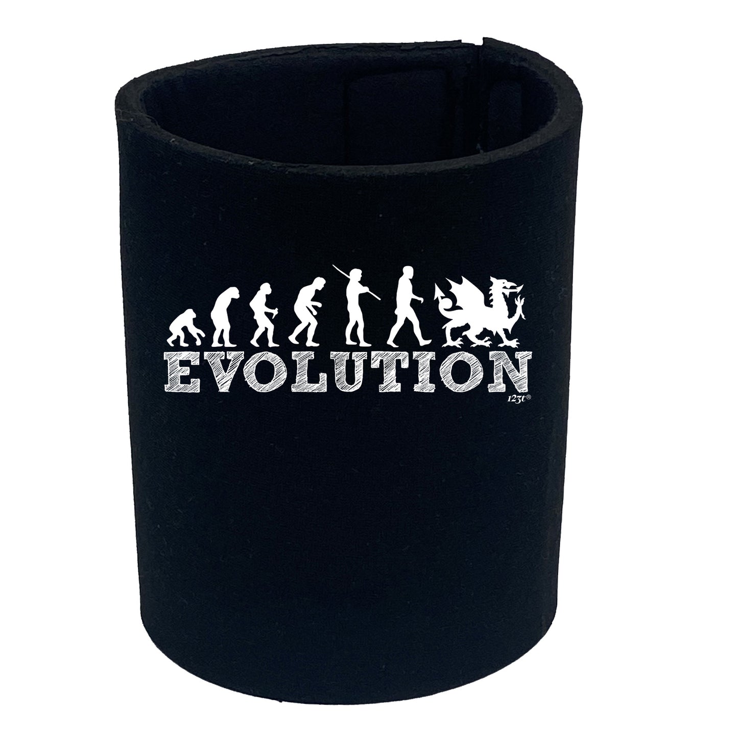 Evolution Welsh - Funny Stubby Holder