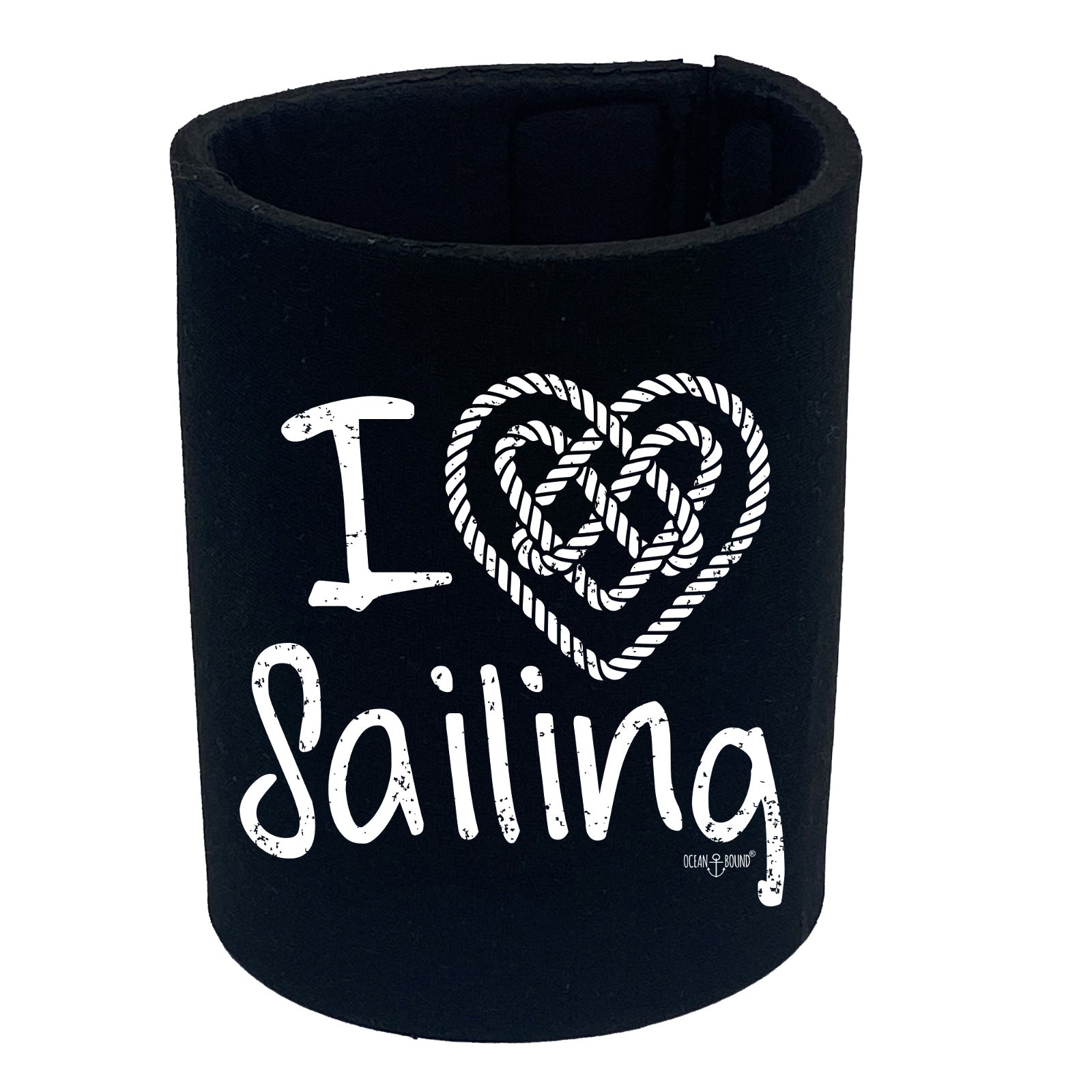 Ob I Love Sailing - Funny Stubby Holder