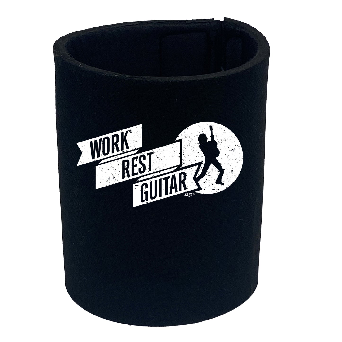 Work Rest Guitar Music - Funny Stubby Holder