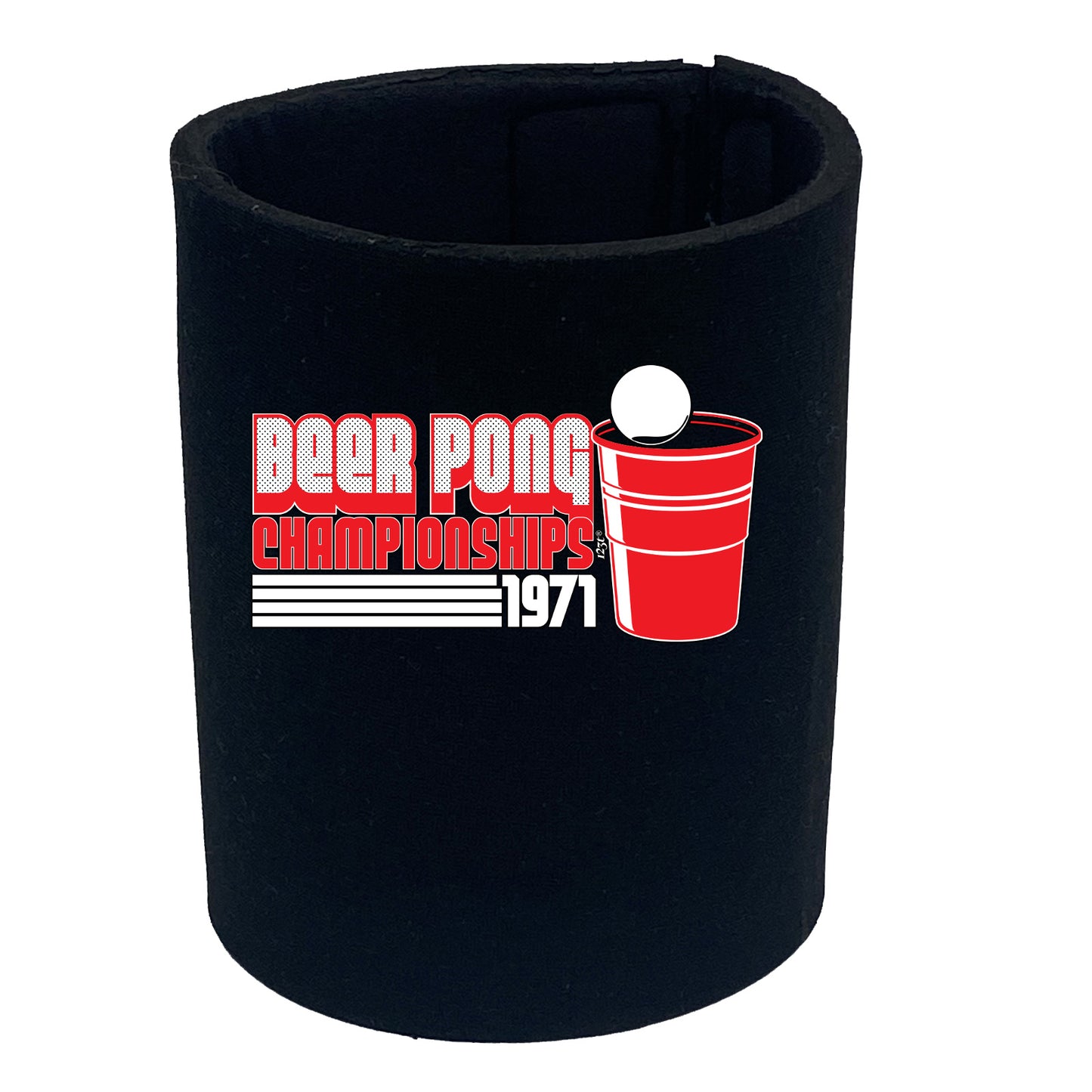 Beer Pong Championships - Funny Stubby Holder