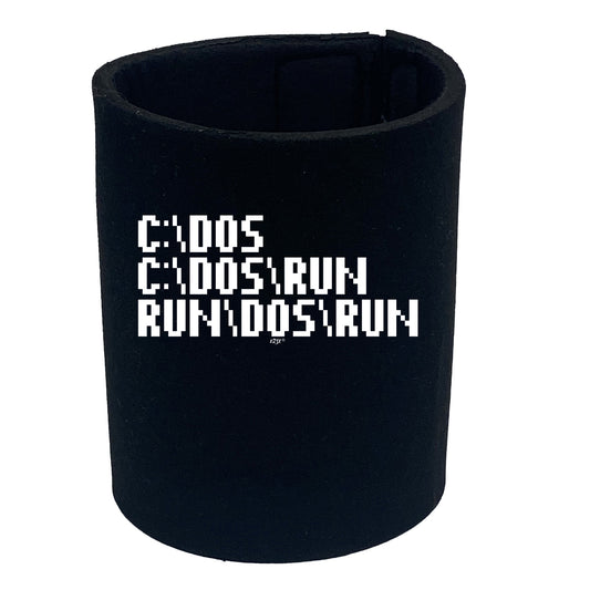 C Dos Run Computer - Funny Stubby Holder