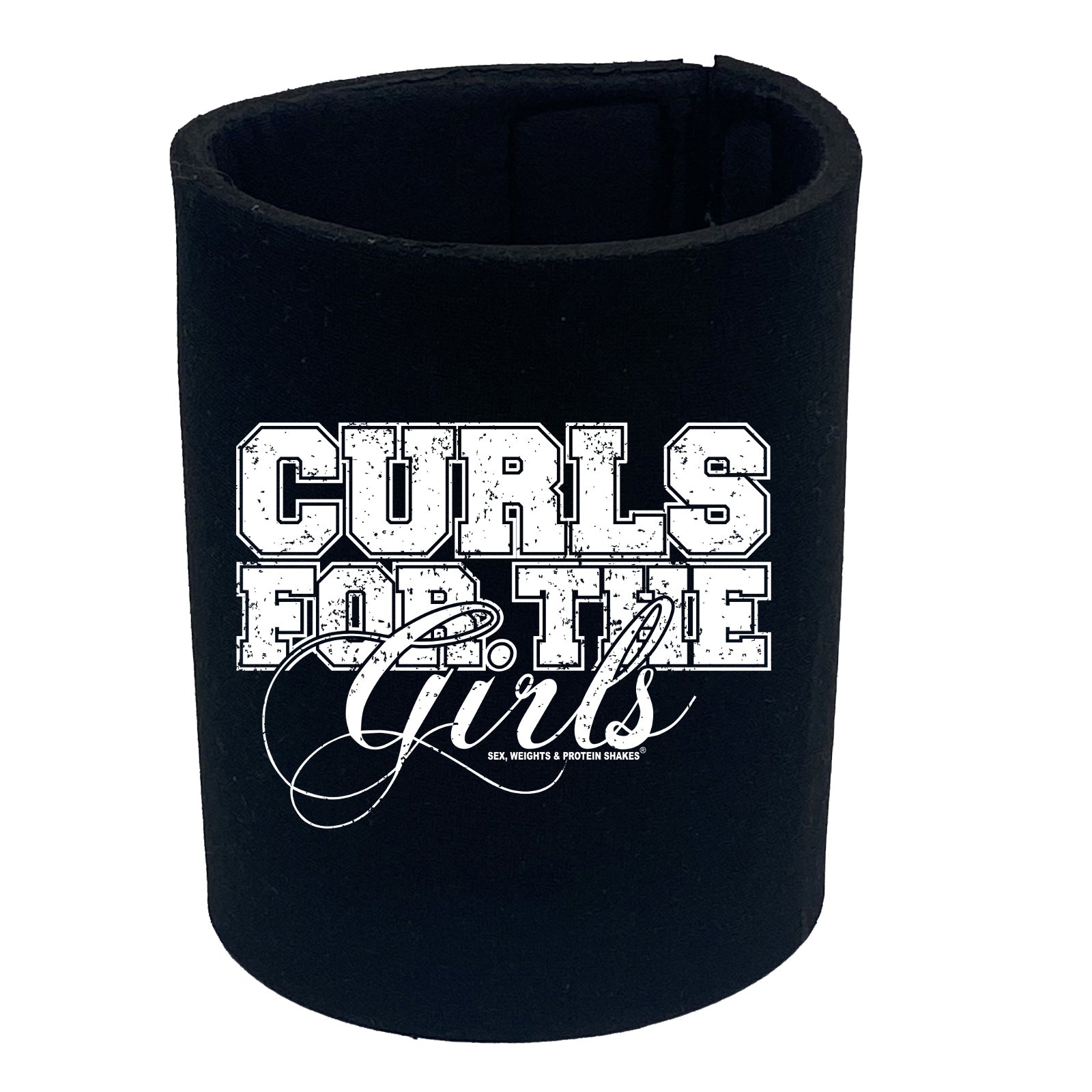 Swps Curls For The Gurls - Funny Stubby Holder