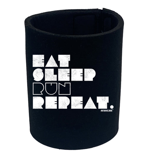 Pb Eat Sleep Run Repeat - Funny Stubby Holder