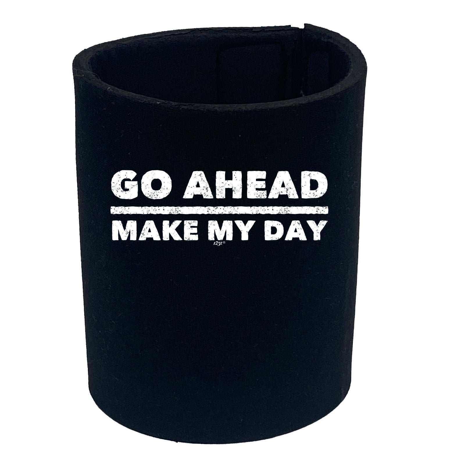 Go Ahead Make My Day - Funny Stubby Holder