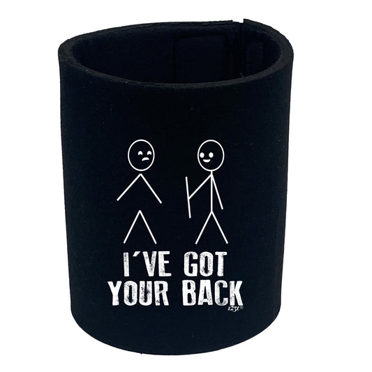 Ive Got Your Back Stickmen - Funny Stubby Holder