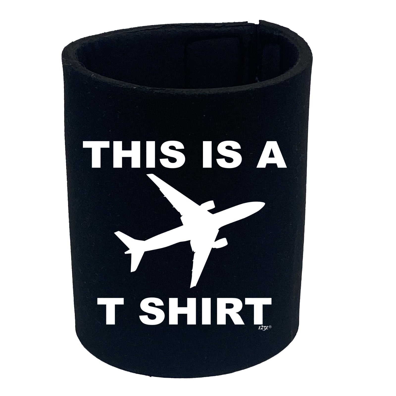 This Is A Plane Tshirt - Funny Stubby Holder