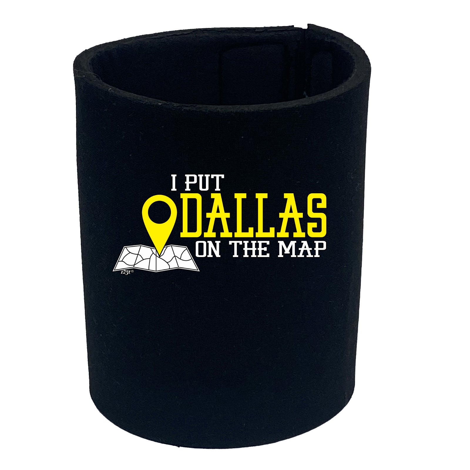 Put On The Map Dallas - Funny Stubby Holder