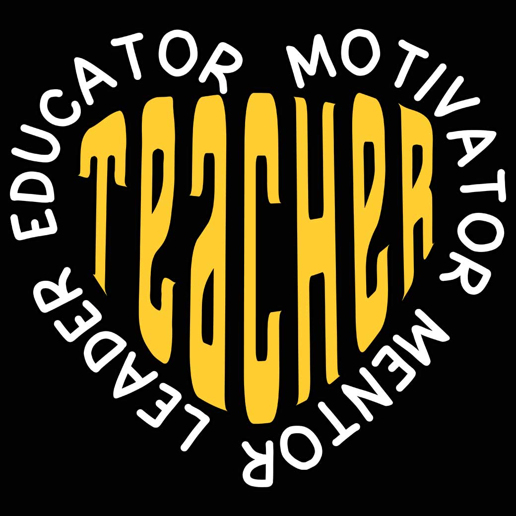 Teacher Heart Teaching Is A Work Of Heart - Mens 123t Funny T-Shirt Tshirts