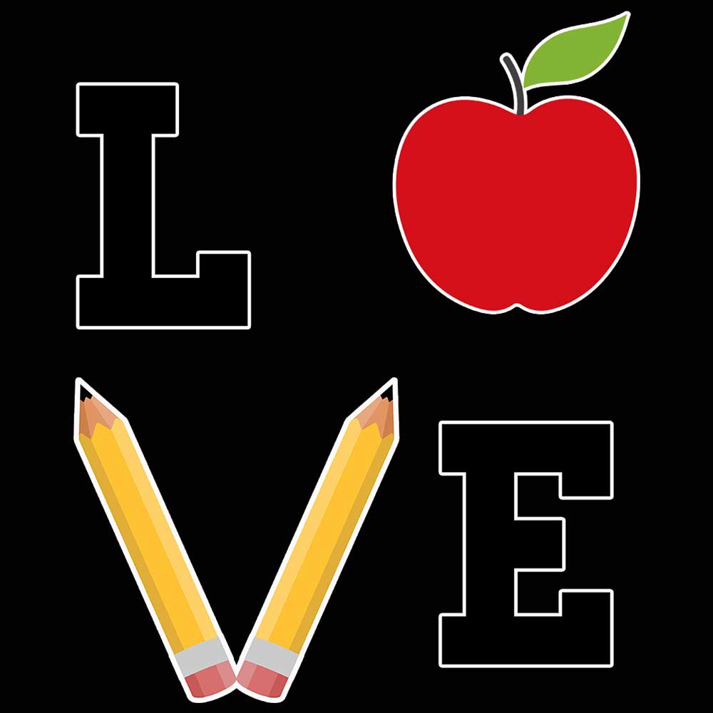 Teacher Love School - Mens 123t Funny T-Shirt Tshirts
