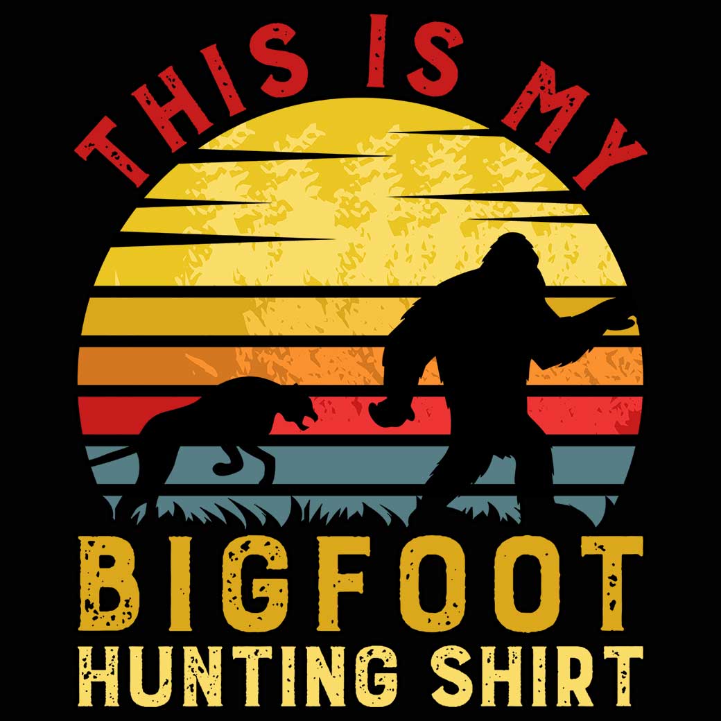 This Is My Bigfoot Hunting Shirt - Mens 123t Funny T-Shirt Tshirts