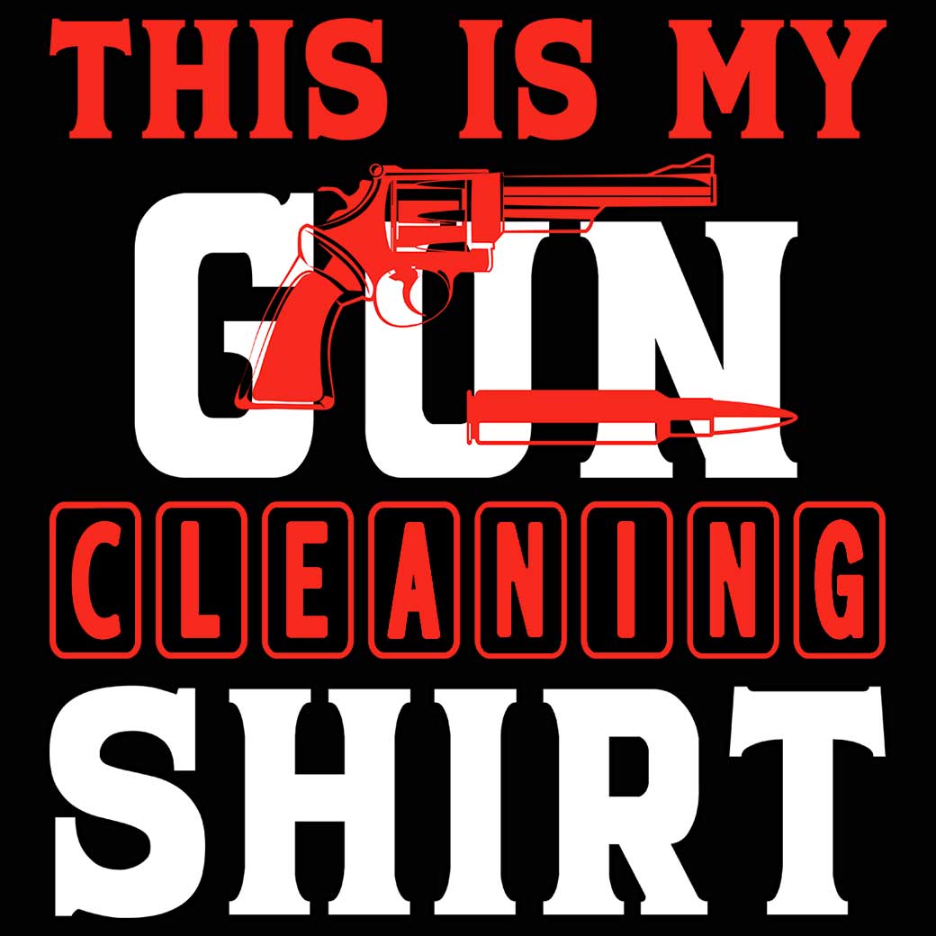 This Is My Gun Cleaning Shirt - Mens 123t Funny T-Shirt Tshirts