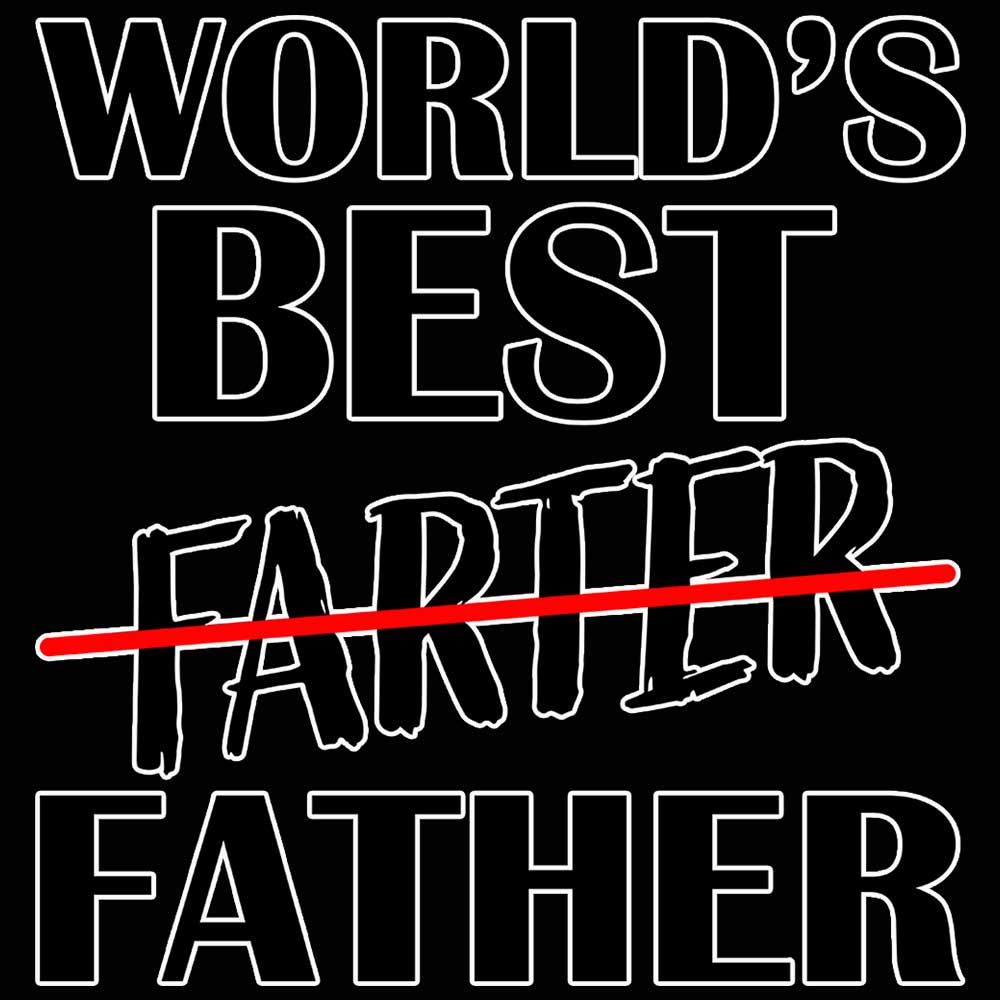 Worlds Best Father Farter V2 Fathers Day - Mens 123t Funny T-Shirt Tshirts